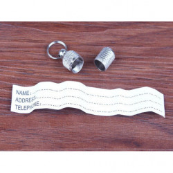 1pc 24x10mm Pet Dog Cat Address Label Barrel Storage Identification Tube Id Tags Chien Perros Dla Psa Dogs Cachorro Toys