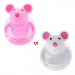 Pet Toys Food Dispenser Feeder Dogs Cats Tumbler Funny Container Plastic Supply
