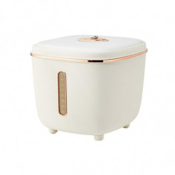 16.5 Lb Rice Dispenser Large Grain Container Storage With Lid Measuring Cylinder Water Content Proof Household [...]