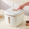 16.5 Lb Rice Dispenser Large Grain Container Storage With Lid Measuring Cylinder Water Content Proof Household [...]