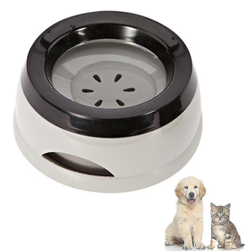 Pas de déversement Dog Water Bowl Compatible avec la maison et les voyages, plus de sols mouillés