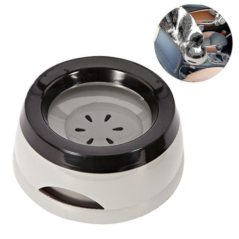 Pas de déversement Dog Water Bowl Compatible avec la maison et les voyages, plus de sols mouillés