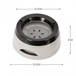 Pas de déversement Dog Water Bowl Compatible avec la maison et les voyages, plus de sols mouillés