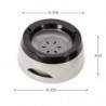 Pas de déversement Dog Water Bowl Compatible avec la maison et les voyages, plus de sols mouillés