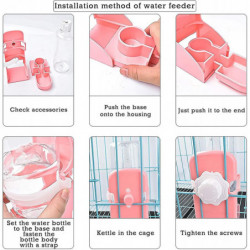 Water Dispenser For Cats And Dogs,hanging Small Animal Water Dispenser,automatic Pet Drinking Founta