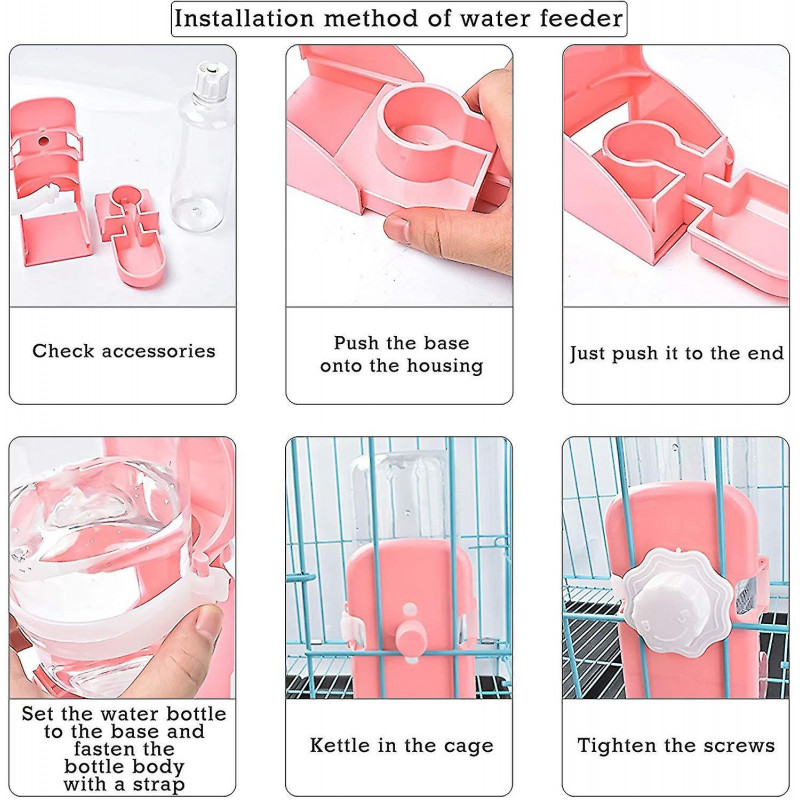 Water Dispenser For Cats And Dogs,hanging Small Animal Water Dispenser,automatic Pet Drinking Founta