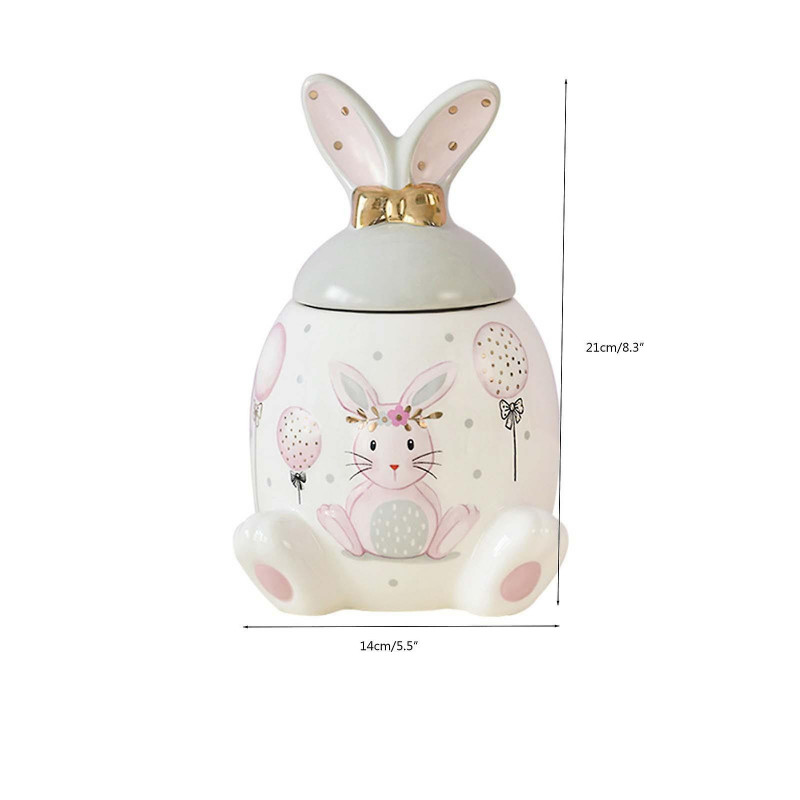 Rabbit Series Jars Large Capacity Storage Jars Small Storage Jars Relief Design