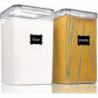 2pcs Food Containers With Lids Airtight 6.5l, For Flour, Sugar, Baking Supply And Dry Food 2pcs Food Containers With Lids Airtight 6.5l, For Flour, Sugar, Baking Supply And Dry Food