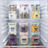 1Pc Airtight Leakproof Plastic Container Bottle With Locking Lids For Flour Cereal Snacks