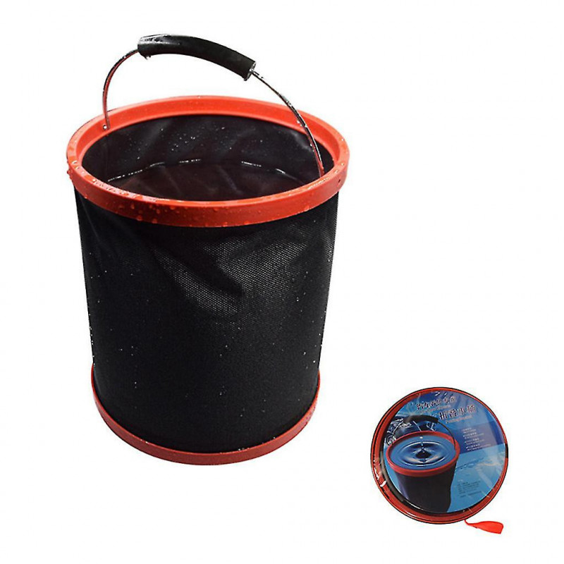 Large Capacity Collapsible Bucket With Lid Multipurpose Water Container Bucket