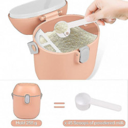 Milk Powder Dispenser, Portable Milk Container, Milk Storage Box Plastic Portable Food