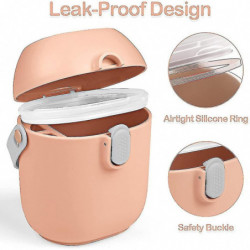 Milk Powder Dispenser, Portable Milk Container, Milk Storage Box Plastic Portable Food