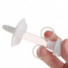 Pet Feeder Medicine Milk Feeding Syringe Small Animal Puppy Universal Siliconewhite10pcs