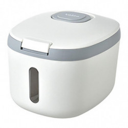 5kg Seau de riz Distributeur de riz scellé Insecte Étanche à l’humidité Conteneur de riz Boîte à grains 5kg Seau de riz Distributeur de riz scellé Insecte Étanche à l’humidité Conteneur de riz Boîte à grains