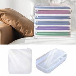 Waterproof Toy Storage Bin Durable PVC Material Reinforced Seam Scratch-resistant Container Zippered Hard Pouch [...]