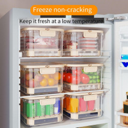 JiKaiX Boîte à fruits Boîte de stockage de nourriture de grande capacité Récipient à fruits de conception de [...]