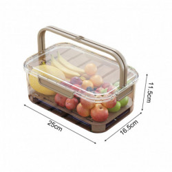 JiKaiX Boîte à fruits Boîte de stockage de nourriture de grande capacité Récipient à fruits de conception de [...]