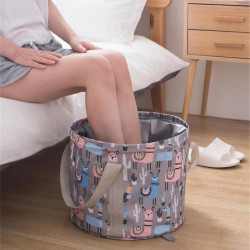 Portable Travel Foldable Water Basin Bucket Feet Bath Massage Bathtub Container