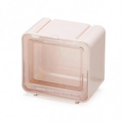Tape Storage Boxes Durable Convenient Plastic Transparent Lid Visible Washi Tape Storage Box For Office Jikaix