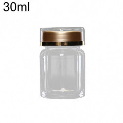 30ml Clear Empty Powder Pills Granular Objects Container Storage Box With Lid Jikaix