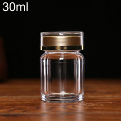 30ml Clear Empty Powder Pills Granular Objects Container Storage Box With Lid Jikaix