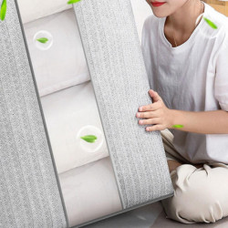 60L Vêtements Poubelle Fenêtre Transparente Grande Capacité Caisse De Rangement Pour Le Stockage De Trucs