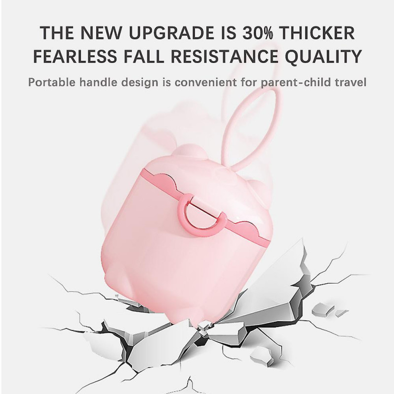 Milk Powder Box Baby Milk Powder Portable Cute Pig Food Storage Box Essential Cereal Infant Toddle Snacks [...]