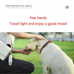 Poop Bag Dispenser Holder With Light Leash Attachment Bags Dispenser For Dogs