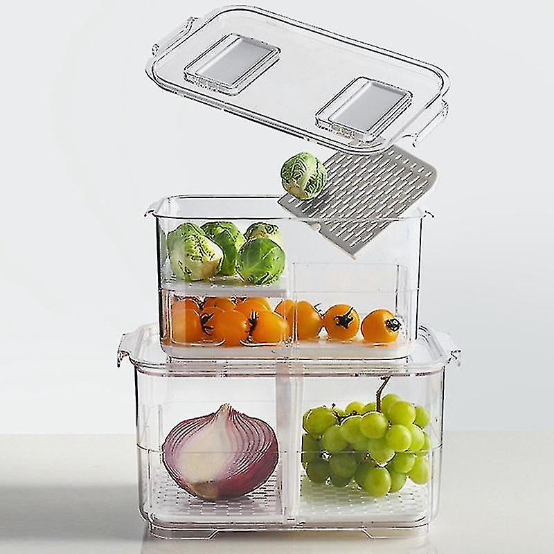 Boîte de fruits et légumes fraîchement conservée Boîte de garde fraîche avec couvercle, un