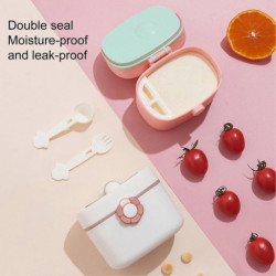 Milk Powder Box Good Sealing Bpa Free Portable Dust-proof Moisture-proof Storage Box Multifunctional Baby Snack [...]