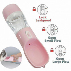 Dog Drinking Bottle Compatible With On The Go With Food Container And Water Bowl T