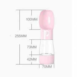 Dog Drinking Bottle Compatible With On The Go With Food Container And Water Bowl T