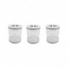 3pcs Jar Wet And Dry Dispenser And Olive Hourglass Jar Container Kitchen Separator Organizer