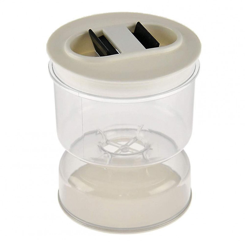 Pot de cornichon Distributeur humide et sec Cornichon et Olive Hourglass Pot Conteneur Home Kitchen Top