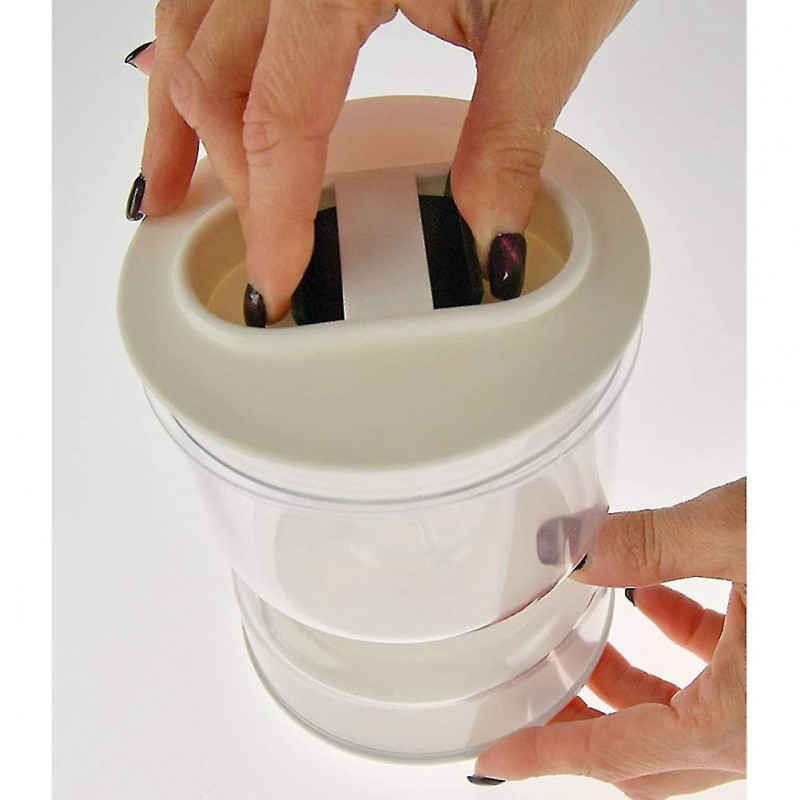 Pot de cornichon Distributeur humide et sec Cornichon et Olive Hourglass Pot Conteneur Home Kitchen Top