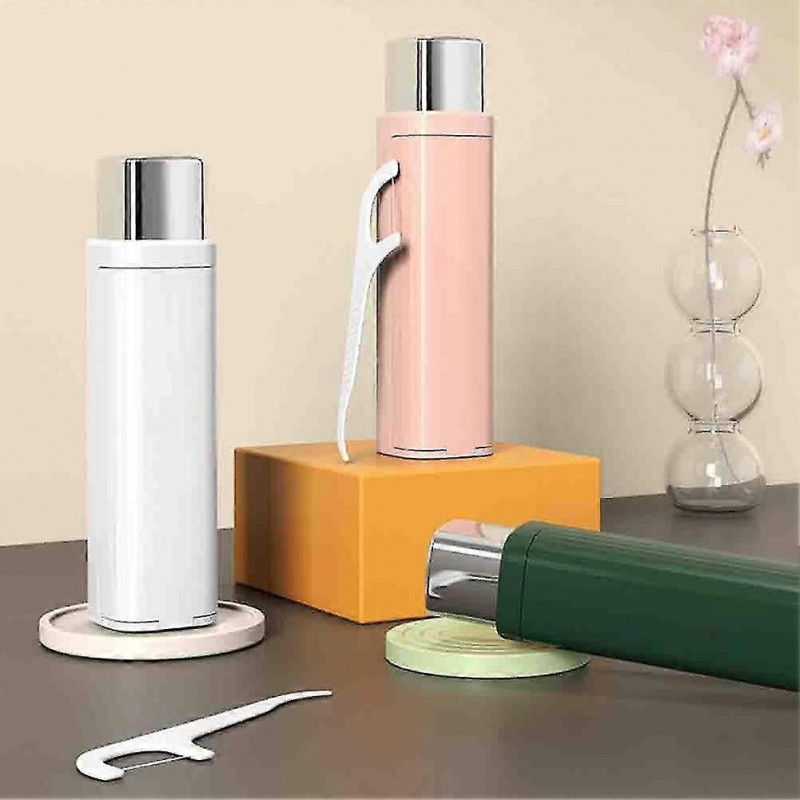 Portable Flosses Dispenser Automatic Flosses Storage Box Large Capacity Flosses Container
