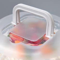 Portable Cake Storage Box Round Birthday Cake Box Kitchen Wedding Baking Container