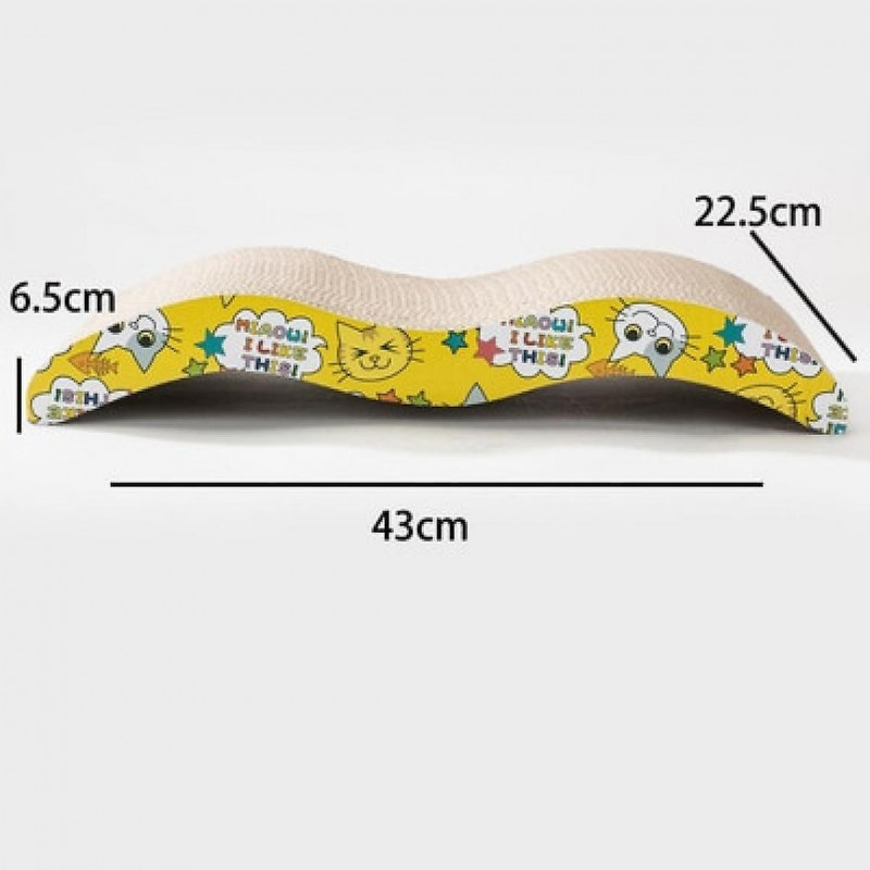 Griffures de chat Papier ondulé Cat Bed Cat Claws Toys Pet Toys Free Cat Supplies Pet Supplies Pet Furniture |