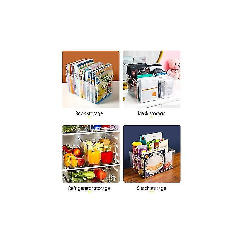 Refrigerator Freezer Transparent Storage Storage Box