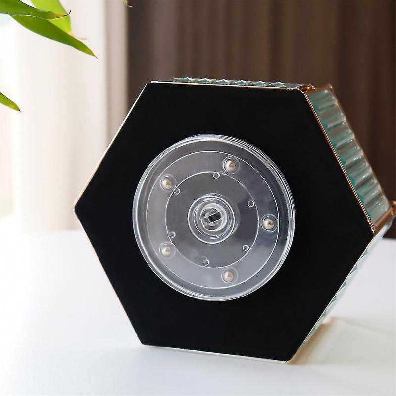 Metal Storage Box, Suitable For Lipstick And Cosmetics Revolving Metal Transparent Storage Box