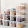 Boîte de stockage Pot scellé Cuisine Grains transparents Haricots Organisateur de stockage Récipients alimentaires [...]