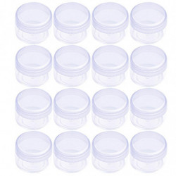100PCS Pot de récipient transparent vide avec couvercles 5ML Pot Durable Léger Portable Longue Durée pour Makup [...]