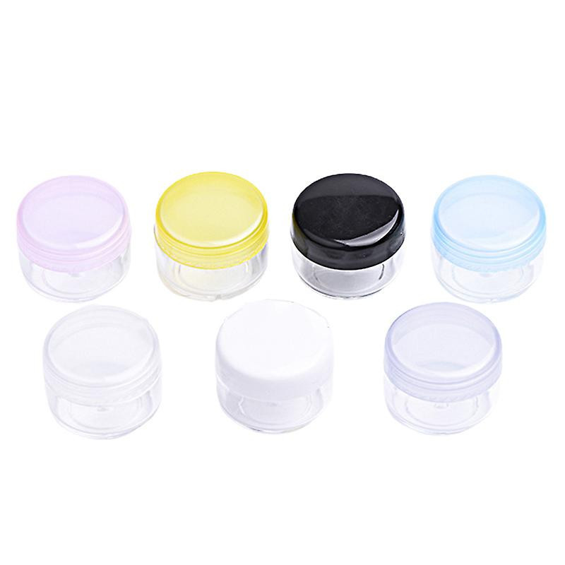 100PCS Pot de récipient transparent vide avec couvercles 5ML Pot Durable Léger Portable Longue Durée pour Makup [...]