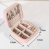 Travel Trinket Case with Flip Lid Large Capacity Waist Chain Container for Business Trip