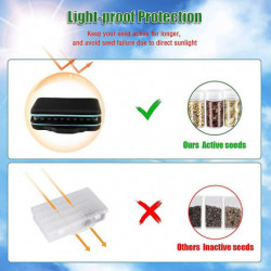 60 emplacements Seeds Storage Organizer Keep Seat Rangeat Rangement Compartiment Container pour stocker en toute [...]