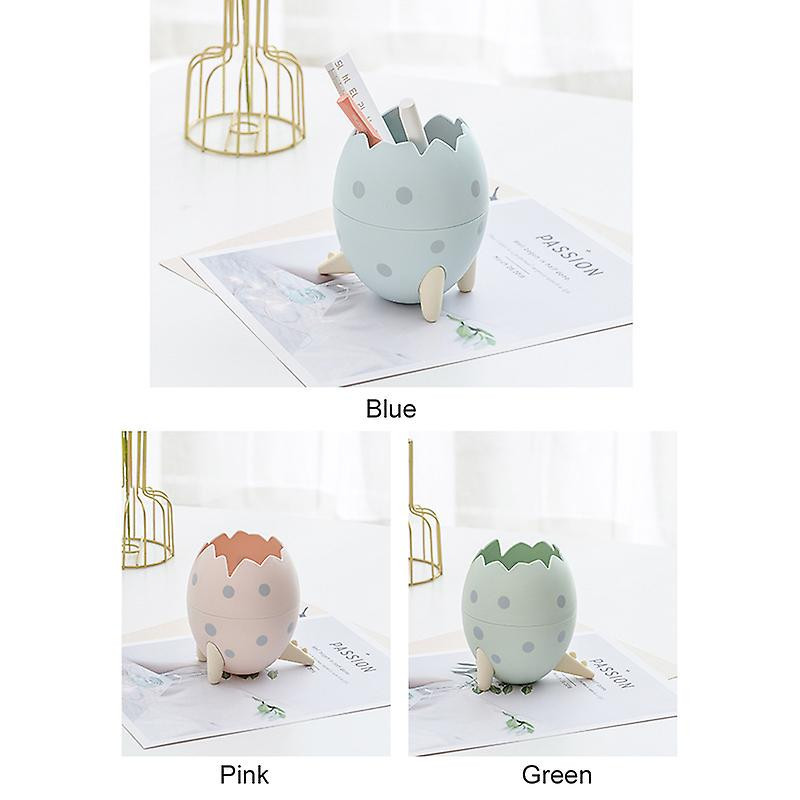 Poubelle Dinosaur Egg Desktop Storage Bucket Clamshell Grande Capacité Multifonctionnel Compact