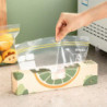1 Box Food Storage Bag Leak-proof Refillable Plastic Multifunctional Large Capacity Sealed Bag Household Supplies