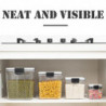 Flip-Top Multifunctional Storage Box Waterproof Snack Sealing Container for Kitchen Pantrys