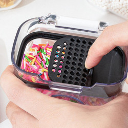 Flip-Top Multifunctional Storage Box Waterproof Snack Sealing Container for Kitchen Pantrys