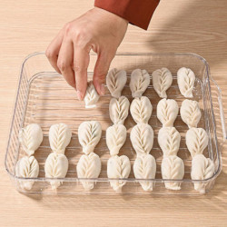 Household Timing Dumpling Box Large Capacity Food Fresh-keeping Box for Kitchen